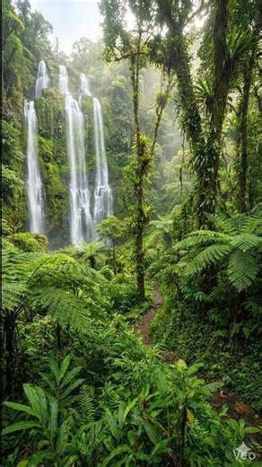 Hidden Gem in Bali: Jungle Waterfall Paradise 🇮🇩💧