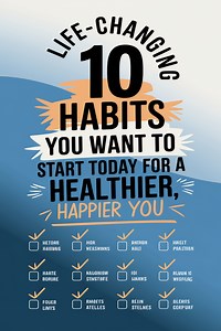 10 Life-Changing Habits You Want to Start Today for a Healthier, Happier You -