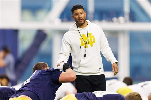 Midway through Notre Dame spring practice, what does Marcus Freeman have to worry about?
