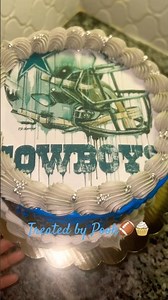 DC4L 🏈💙🩶🤍⭐️ ​⁠ this new edible paper from ​#kopykake did not disappoint I love it