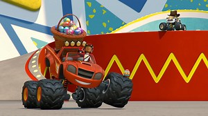 Blaze Vs. Giant Robot! - Blaze and the Monster Machines