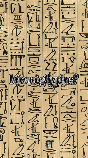 what is hieroglyph #history #archaeology #egypt