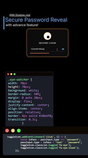 Why every Login Page needs this feature in 2026... 😍#javascript