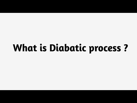 What is Diabatic process ?