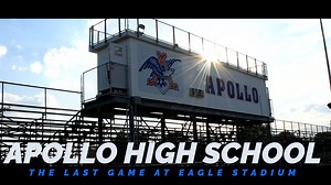 3.2K views · 59 reactions | Thank you to everyone that showed up to watch AHS play its last game on the grass of Eagle Stadium. SO many amazing stories before and during the game about the history of this stadium. Thank you to all that made it possible. See you at the new stadium!! #dcpskidsfirst #riseup #bethe1 #weareapollo @Apollo Eagles Football @Apollo High School (Kentucky) | Daviess County Public Schools | Facebook