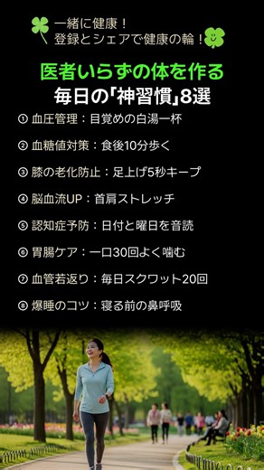 医者いらずの体を作る毎日の「神習慣」8選