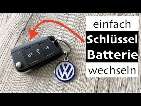 VW Golf 7 key battery change - it's that easy