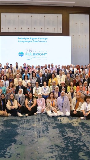 Fulbright Commission in Egypt hosts FLTA Program 20th anniversary at the Fulbright Foreign Language Conference: Supporting Bilingual Education. The Fulbright Program هيئة فولبرايت مصر تستضيف مؤتمر اللغات الأجنبية: لدعم التعليم المتعدد اللغات في ذكرى مرور عشرين سنه على إطلاق برنامج فولبرايت مدرسين اللغات الأجنبية. #FulbrightEgypt #fulbright75 #studyInTheUsa #FLTA #20yearsofFLTA | Binational Fulbright Commission in Egypt