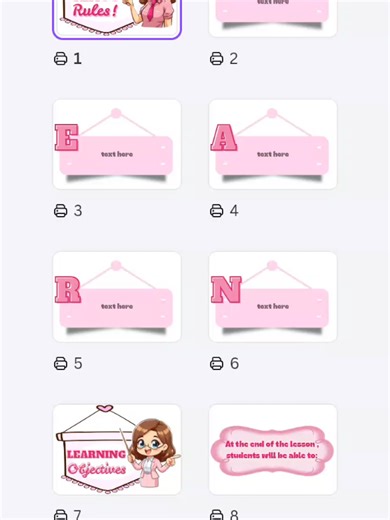 Creative Classroom Rules & Learning Objectives Ideas