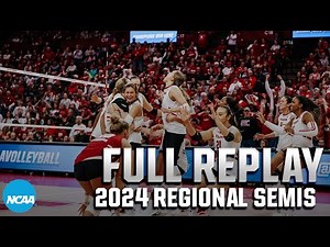Wisconsin vs. Texas A&M: 2024 NCAA volleyball regional semifinal | FULL REPLAY