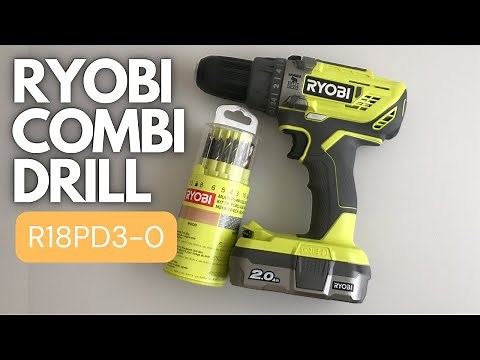 Ryobi R18PD3-0 18V ONE+ Cordless Percussion Drill Unboxing & First Use