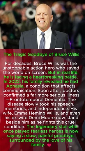 The Tragic Goodbye of Bruce Willis
