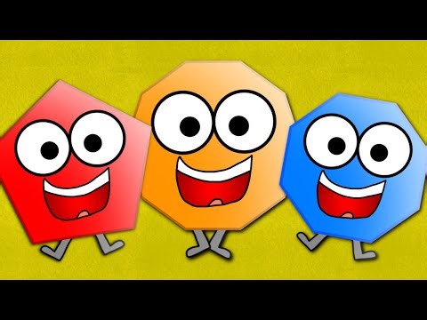 Polygon Song | Just A Boring Square | Shapes Songs and Kindergarten Rhymes for Kids