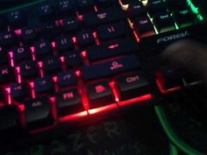 Forev FV-Q1 mechanical feel clicky keys Chroma Backlit