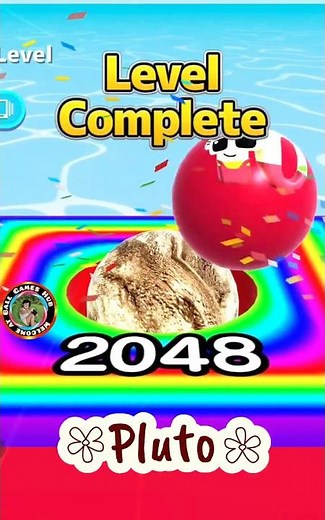 Pluto in Ball Run 2048?! Never Seen This Before! 🪐😱 Ball Run 2048 #ballgameshub #shorts