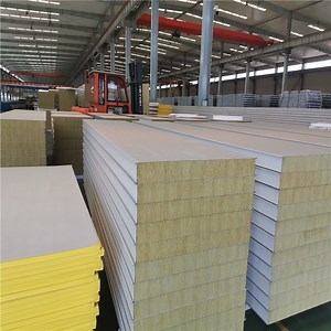 [Hot Item] Low Cost Wall/Roof Cladding EPS/PU/PIR/Rockwool Sandwich Panel for Prefabricated Steel Frame