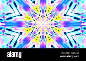 Colorful abstract pattern resembling star shape design