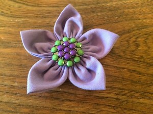 Making a Folded Fabric Flower