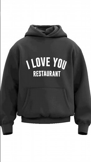 The I Love You Hoodie Is Now Available For Preorder On iloveyou.restaurant. Join The Movement.