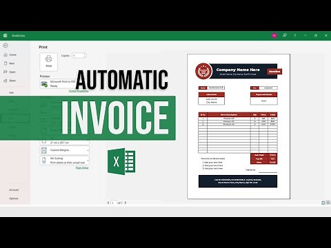 How to make an Invoice in MS Excel | Excel Bill entry tutorial