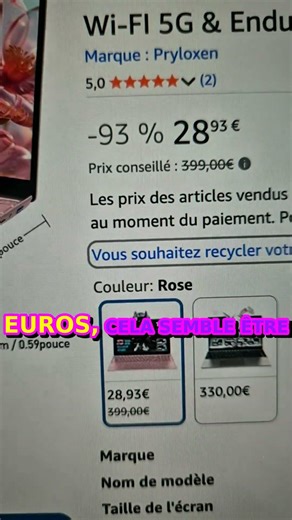 Erreur de prix aujourd’hui sur Amazon : ordinateur