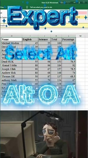 Beginner vs Expert 🔥 Color Rows & Columns in Excel with Shortcut | Office Excel Pro