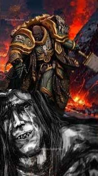 It is also a hammer | Vulkan vs Konrad Curze | Savage Primarch Moment Ever | 40K lore #40k #shorts