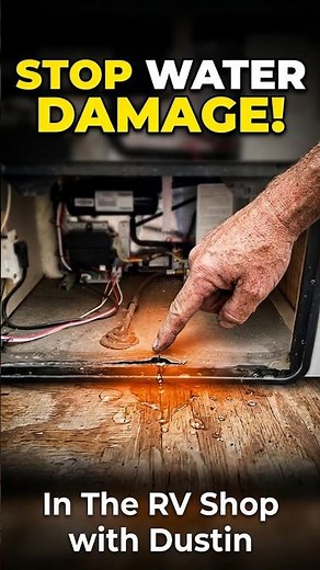 RV fridge sealant check: Don't skip this #RVRepair #CamperTips #RVMaintenance
