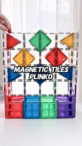 Drop, bounce, win! 🎯 This magnetic tile Plinko board is a fun way to explore cause and effect, gravity, and prediction — and it’s one of the awesome builds featured in my Magnetic Tile Creations book! 📚✨ Ready to build, play, and learn? Grab your copy here: https://pandamommyteacher.com #MagneticTiles #PlinkoFun #STEMPlay #CreativeLearning #TileCreationsBook #MagneticTileIdeas #STEAMforKids #HandsOnSTEM #KidsWhoBuild #PlayfulLearning | Pandamommyteacher