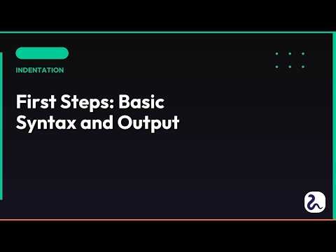 Python Basic Syntax Explained | Complete Guide in 10 Mins | theTwoCubes Learning
