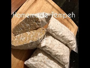 Homemade Tempeh without de-hulled / easy method and fast / tasty, vegan and vegetarian friendly