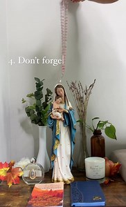 “When I find myself in times of trouble, Mother Mary comes to me” This is the opening line in “Let it Be” by The Beetles. Although Paul McCartney wrote that about his worldly mother, Mary — isn’t it miraculous that this line applies to our Blessed Mother too?! Try to find a way to honor our blessed mother today! 🌹Walk around and say a Hail Mary anytime you see a rose/Marian flower 🌹Pray the Rosary 🌹Spend time in adoration 🌹Build a shrine! Our Lady wants to hear from us. So may we always run 