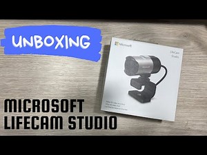 Microsoft LifeCAM Studio 🎥 [UNBOXING y Primeras IMPRESIONES]