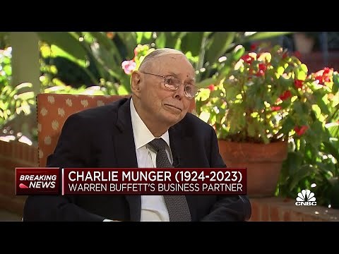 Charlie Munger in final CNBC interview: You've got to learn how to recognize rare opportunities