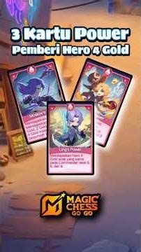 3 kartu Power Pemberi Hero 4 gold #mcgg #gochessgo #mcggidcreator