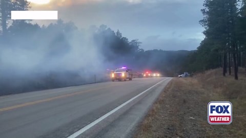 South Dakota wildfire fueled by powerful wind gusts from coast-to-coast storm