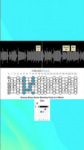 Groovy Blues Guitar Backing Track In A Minor #bluesguitar #backingtrack
