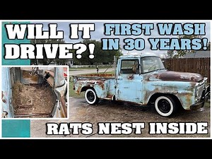 WILL IT DRIVE after 30 years? 1959 International B100.