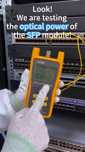 Optical Module Power Test#optical #TX power#RX power#test