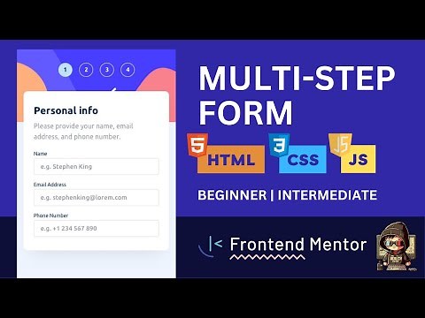 Multi-step form - Frontend Mentor - HTML CSS JAVASCRIPT