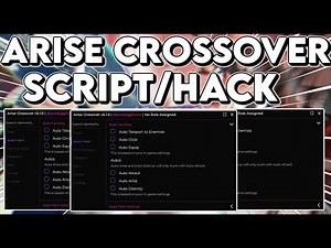 Arise Crossover Script Hack GUI (No Key) - Lunor Hub | Auto Farm, Auto Dungeon & Auto Rank *PC*