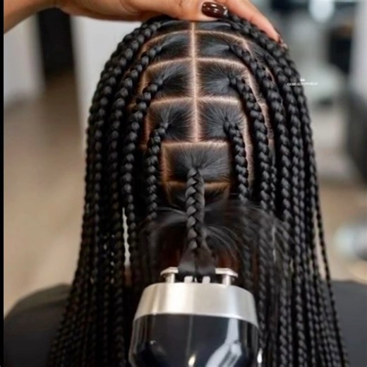 "Automatic Braiding Machine Creates perfect box braids” | GG Beauty World