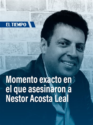 🔴 Este es el video del momento exacto del asesinato de Néstor Acosta Leal en Salitre, al occidente de Bogotá. EL TIEMPO conoció las imágenes en exclusiva que investigadores analizan para dar con el paradero de los sicarios.