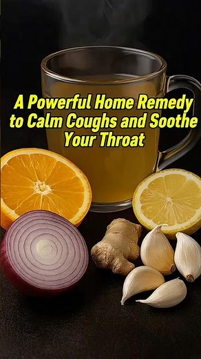 A Powerful Home Remedy to Calm Coughs and Soothe Your Throat #health #healthtips #shortsfeed