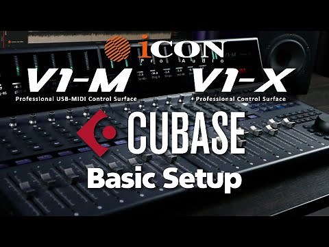 V1-M DAW Controller & V1-X DAW Control Expander Basic Setup with Cubase Nuendo