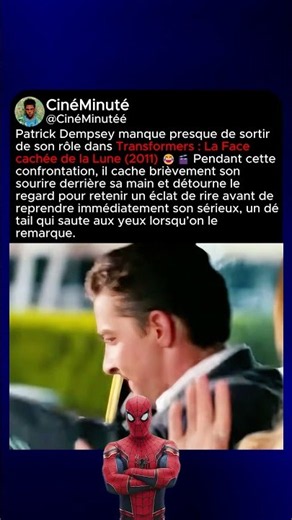 Patrick Dempsey a Failli Éclater de Rire 😂🎬 | Transformers: Dark of the Moon (2011)