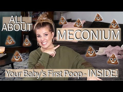 Meconium! Your Baby's First Poop IN the Amniotic Fluid - Meconium Aspiration | Sarah Lavonne