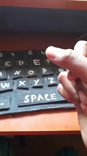 my cardboard keyboard ⌨