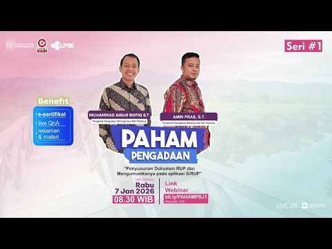 Penyusunan Dokumen RUP dan Mengumumkannya pada aplikasi SIRUP