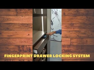 Fingerprint Drawer Safe Locking System